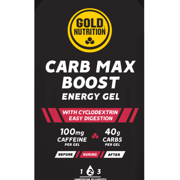 Gold Nutrition Energy Gel CARB MAX BOOST fragola