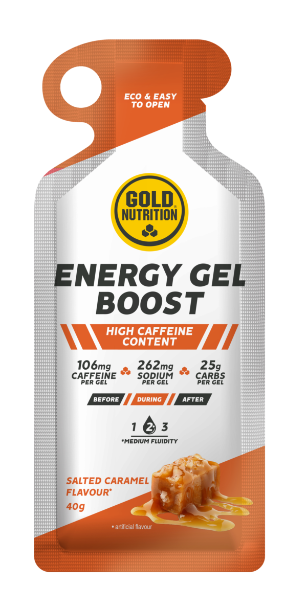 Gold Nutrition Energy Gel  BOOST PLUS Caramello salato