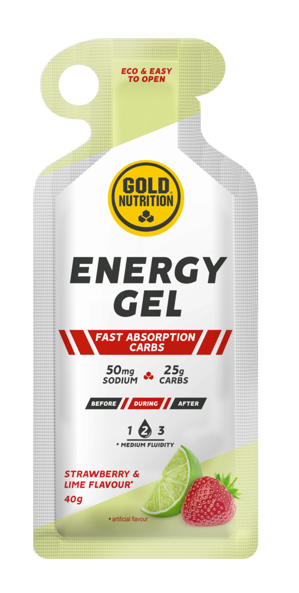 Gold Nutrition ENERGY GEL Fragola-Lime