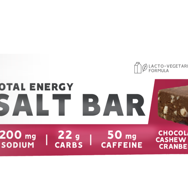 Gold Nutrition salt bar TOTAL ENERGY Cioccolato, Anacardi e Mirtillo Rosso