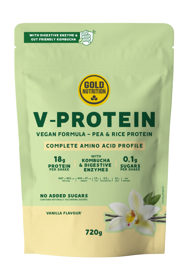 Gold Nutrition VEGAN  V-PROTEIN Vaniglia 720g